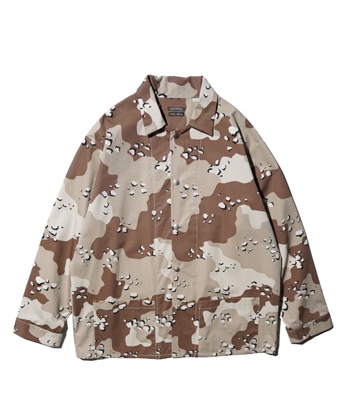 SUNNY  SPORTS（サニースポーツ）の「SUNNY SPORTS / サニースポーツ PRINTED COVER JACKET カモフラージュ レオパード ワークジャケット（カバーオール・メンズ・アニマル/レオパード・MEDIUM/LARGE）」の16枚目の写真