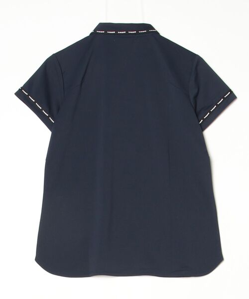 le coq sportif GOLF(ルコックスポルティフゴルフ)の「【Aラインシルエット】半袖シャツ(Tシャツ/カットソー・レディース・ネイビー/ホワイト/オレンジ/ベージュ・3L/L/S/M/XL)」の18枚目の写真