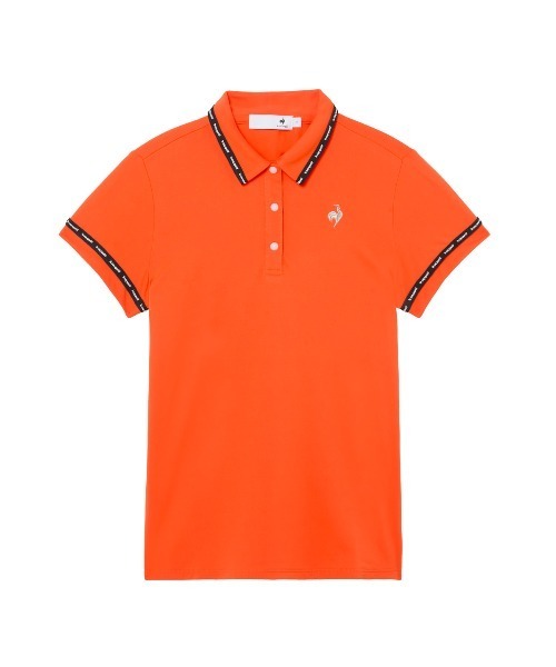 le coq sportif GOLF(ルコックスポルティフゴルフ)の「【Aラインシルエット】半袖シャツ(Tシャツ/カットソー・レディース・ネイビー/ホワイト/オレンジ/ベージュ・3L/L/S/M/XL)」の4枚目の写真