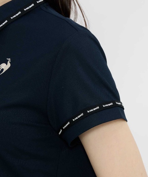 le coq sportif GOLF(ルコックスポルティフゴルフ)の「【Aラインシルエット】半袖シャツ(Tシャツ/カットソー・レディース・ネイビー/ホワイト/オレンジ/ベージュ・3L/L/S/M/XL)」の12枚目の写真
