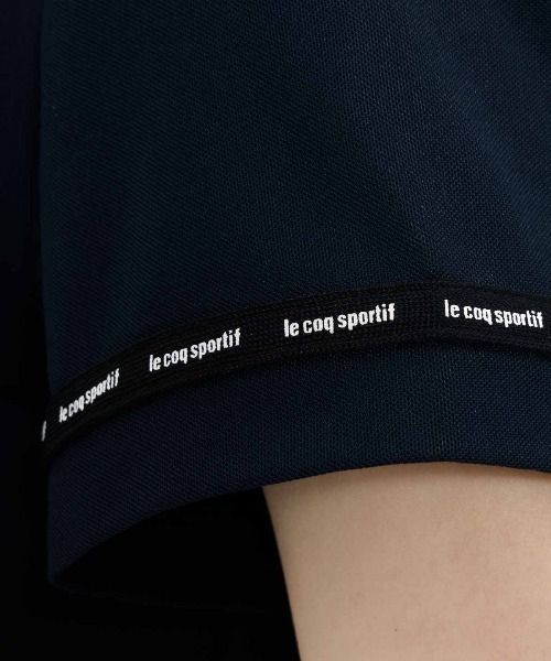 le coq sportif GOLF(ルコックスポルティフゴルフ)の「【Aラインシルエット】半袖シャツ(Tシャツ/カットソー・レディース・ネイビー/ホワイト/オレンジ/ベージュ・3L/L/S/M/XL)」の14枚目の写真