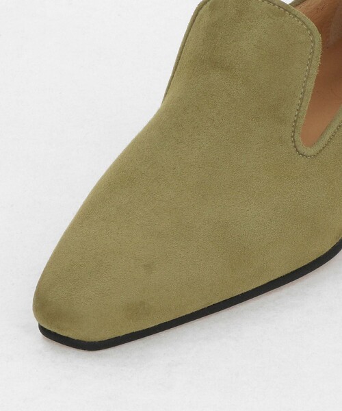 Steven Alan（スティーブンアラン）の「＜Steven Alan＞スエード スリッポン（パンプス・レディース・ブラック/オリーブ・37h/37/36h/36）」の7枚目の写真