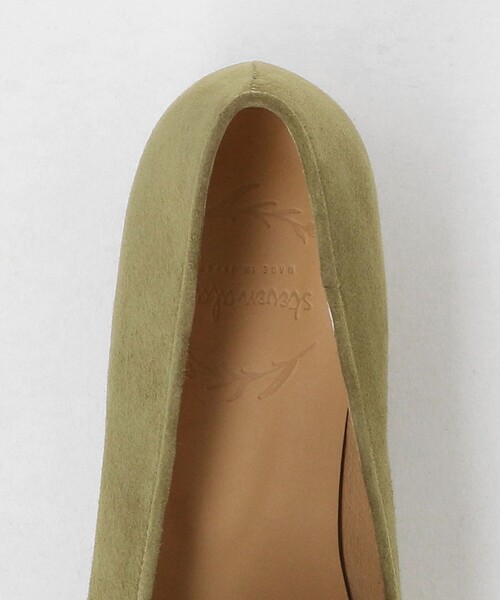 Steven Alan（スティーブンアラン）の「＜Steven Alan＞スエード スリッポン（パンプス・レディース・ブラック/オリーブ・37h/37/36h/36）」の8枚目の写真