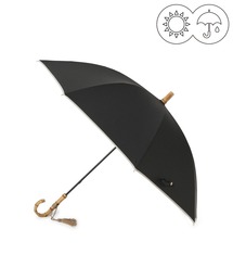 ROPE' | [晴雨兼用]バンブーハンドルバイカラーパラソル(長傘・日傘)/UV100%カット/完全遮光生地(長傘)