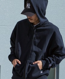 Russell Athletic | Russell Athletic/ラッセルアスレティック Soft Loop Back Sweat Zip Hoodie パイル ワッペンロゴ ダブルジップパーカー 2026年春夏(パーカー)
