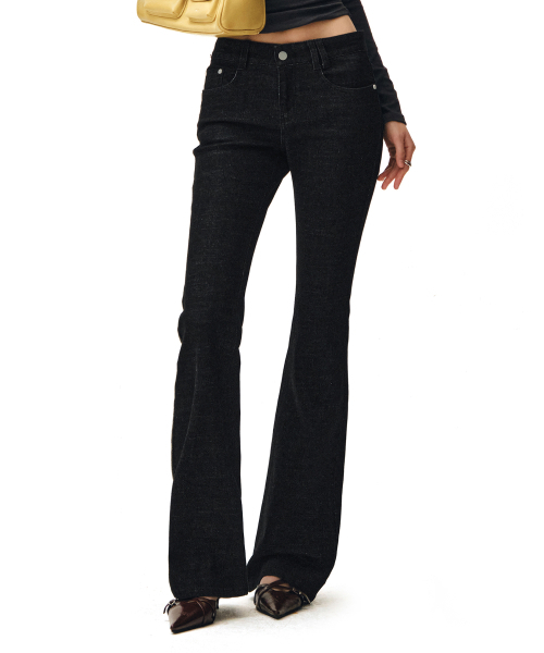 DECET WOMEN(デケット ウーマン)の「Signature Slim Low Rise Flared Jeans DCWPT006BLACK(その他パンツ・レディース・その他・SMALL/MEDIUM/X-SMALL/LARGE)」の10枚目の写真