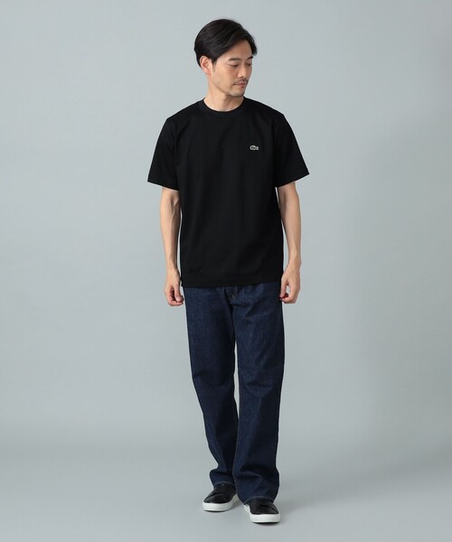 BEAMS F(ビームスエフ)の「【別注】LACOSTE / ロゴ Tシャツ(Tシャツ/カットソー・メンズ・ブラック/ホワイト・2/5/3/4)」の15枚目の写真