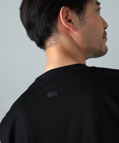 BEAMS F(ビームスエフ)の「【別注】LACOSTE / ロゴ Tシャツ(Tシャツ/カットソー・メンズ・ブラック/ホワイト・2/5/3/4)」の16枚目の写真