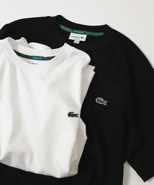 BEAMS F（ビームスエフ）の「【別注】LACOSTE / ロゴ Tシャツ（Tシャツ/カットソー・メンズ・ブラック/ホワイト・2/5/3/4）」の17枚目の写真