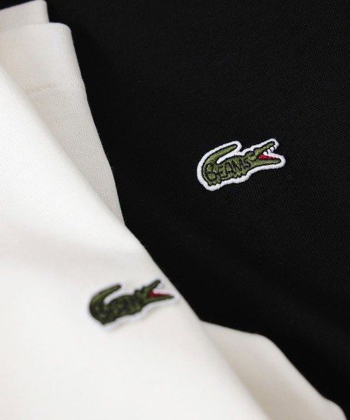 BEAMS F（ビームスエフ）の「【別注】LACOSTE / ロゴ Tシャツ（Tシャツ/カットソー・メンズ・ブラック/ホワイト・2/5/3/4）」の16枚目の写真
