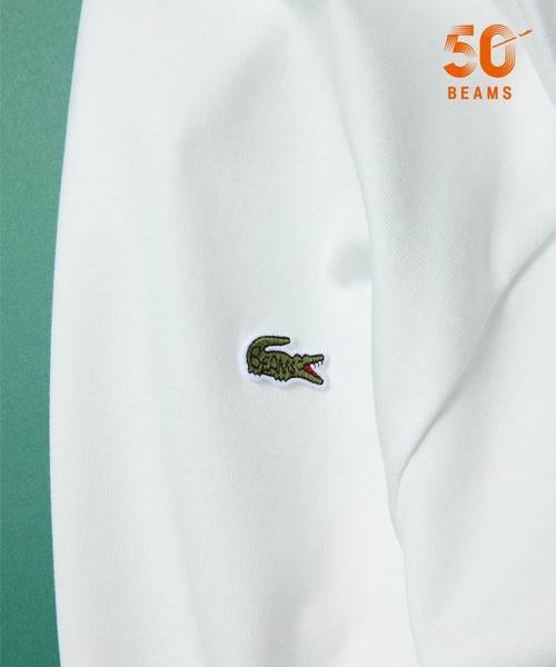 BEAMS F(ビームスエフ)の「【別注】LACOSTE / ロゴ Tシャツ(Tシャツ/カットソー・メンズ・ブラック/ホワイト・2/5/3/4)」の8枚目の写真