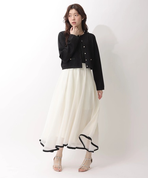 Rirandture（リランドチュール）の「７分袖エアリードッキングワンピース（ワンピース・レディース・オフホワイト/ピンク系その他/ブラック系その他2・2/1）」の19枚目の写真