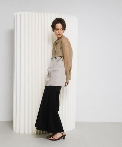 LAATO（ラート）の「sleek long skirt（スカート・レディース・グリーン/ブラック/グレー・FREE）」の21枚目の写真