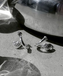 ハート バーベル スモール ピアス / Heart barbell small pierce