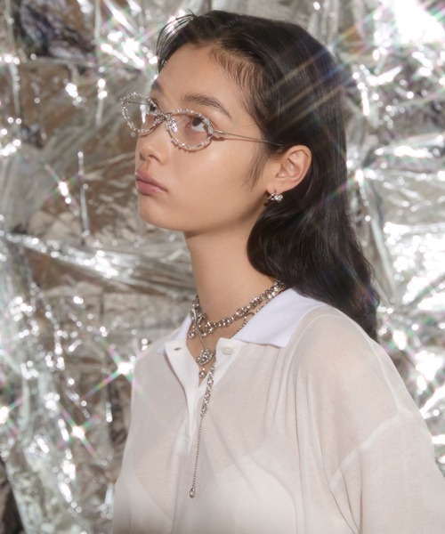 Soierie（ソワリー）の「ハート バーベル スモール ピアス /  Heart barbell small pierce（ピアス（両耳用）・レディース・シルバー・FREE）」の3枚目の写真