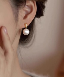 ヘアラインボールピアス マット質感 シンプル デイリー オフィス