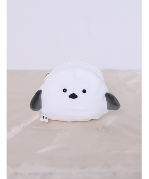 Edit Sheen（エディットシーン）の「アニマルもちもちミニポーチ（ポーチ・レディース・レッド/ホワイト/ブラウン/グレー×ホワイト/ホワイト×ブラック/ライトブルー・FREE）」の3枚目の写真