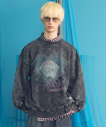 UNISEX》Crew Neck Prime-Over Pullover Sweatshirt/クルーネック