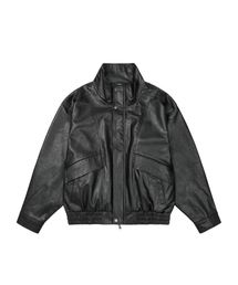 AAKAM（アーカム）の「Dad Leather Jacket (Black)（ライダースジャケット）」