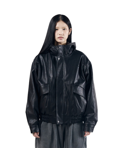 AAKAM(アーカム)の「Dad Leather Jacket (Black)(ライダースジャケット・レディース・その他・1/2)」の13枚目の写真