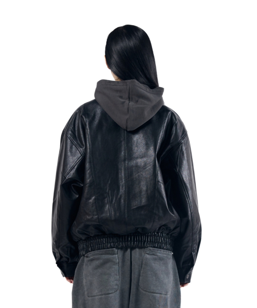 AAKAM(アーカム)の「Dad Leather Jacket (Black)(ライダースジャケット・レディース・その他・1/2)」の11枚目の写真