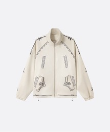 U:UME（ユーム）の「Stand Collar Graffiti Jacket（その他アウター）」
