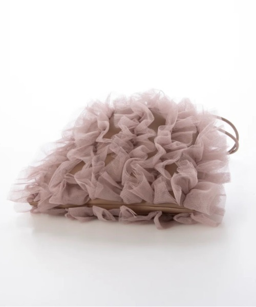 CACHELLIE（カシェリエ）の「TULLE POUCH SHOULDER（ショルダーバッグ・レディース・ピンク/グレー・FREE）」の15枚目の写真