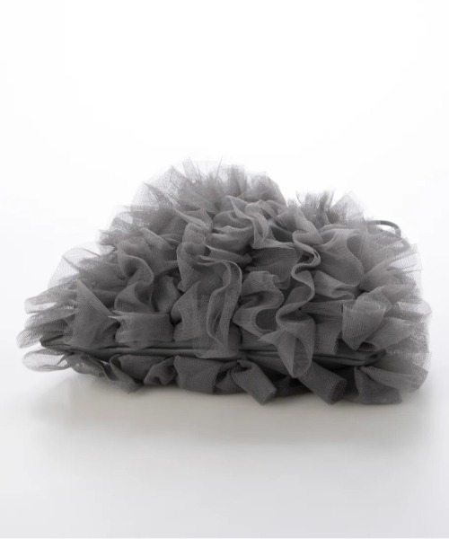 CACHELLIE（カシェリエ）の「TULLE POUCH SHOULDER（ショルダーバッグ・レディース・ピンク/グレー・FREE）」の7枚目の写真