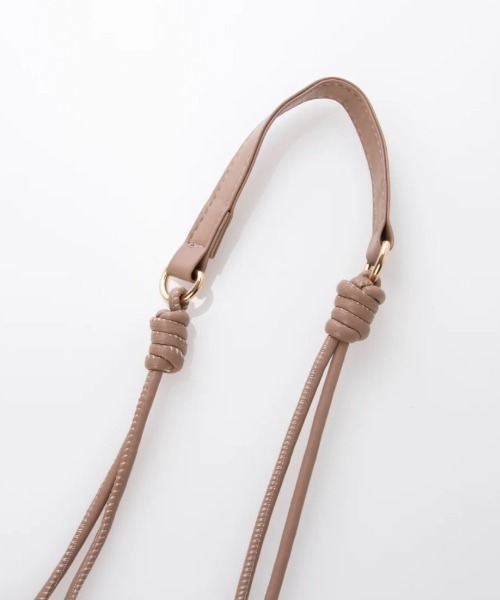 CACHELLIE（カシェリエ）の「TULLE POUCH SHOULDER（ショルダーバッグ・レディース・ピンク/グレー・FREE）」の3枚目の写真