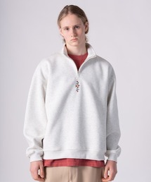 rehacer : Botanical Bottle Neck Zip CS / ボタニカル ボトル ネック ジップ カットソー