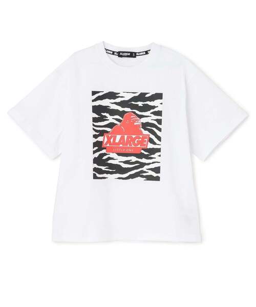 XLARGE KIDS（エクストララージキッズ）の「ゼブラ柄OG 半袖Tシャツ（Tシャツ/カットソー・キッズ・ホワイト/ブラック/ブルー・140cm/80ｃｍ/90cm/110cm/100cm/120cm/130cm）」の10枚目の写真