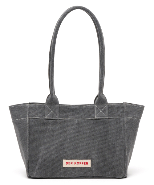 DER KOFFER（デルコッファー）の「SHOPPER BOAT VINTAGE [CHARCOAL]（ショルダーバッグ・レディース・その他・FREE）」の2枚目の写真