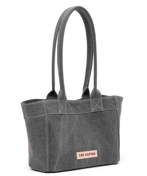 DER KOFFER（デルコッファー）の「SHOPPER BOAT VINTAGE [CHARCOAL]（ショルダーバッグ・レディース・その他・FREE）」の3枚目の写真