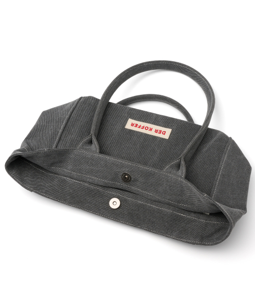 DER KOFFER（デルコッファー）の「SHOPPER BOAT VINTAGE [CHARCOAL]（ショルダーバッグ・レディース・その他・FREE）」の5枚目の写真