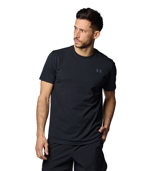 UNDER ARMOUR(アンダーアーマー)の「アンダーアーマー UAパフォーマンスコットン ショートスリーブ Tシャツ(Tシャツ/カットソー・メンズ・ホワイト/オリーブ/ブラック/グレー・S/M/L/LL/3L)」の3枚目の写真