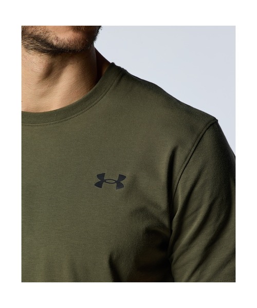 UNDER ARMOUR(アンダーアーマー)の「アンダーアーマー UAパフォーマンスコットン ショートスリーブ Tシャツ(Tシャツ/カットソー・メンズ・ホワイト/オリーブ/ブラック/グレー・S/M/L/LL/3L)」の10枚目の写真