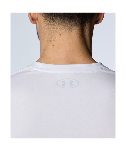 UNDER ARMOUR(アンダーアーマー)の「アンダーアーマー UAパフォーマンスコットン ショートスリーブ Tシャツ(Tシャツ/カットソー・メンズ・ホワイト/オリーブ/ブラック/グレー・S/M/L/LL/3L)」の9枚目の写真