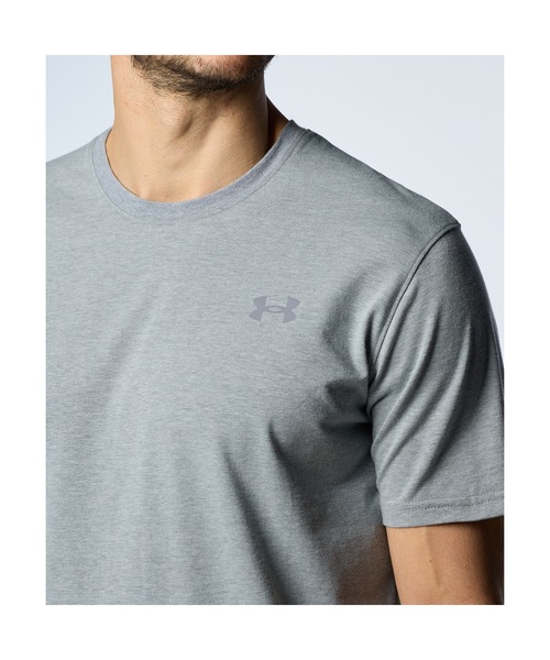 UNDER ARMOUR(アンダーアーマー)の「アンダーアーマー UAパフォーマンスコットン ショートスリーブ Tシャツ(Tシャツ/カットソー・メンズ・ホワイト/オリーブ/ブラック/グレー・S/M/L/LL/3L)」の6枚目の写真