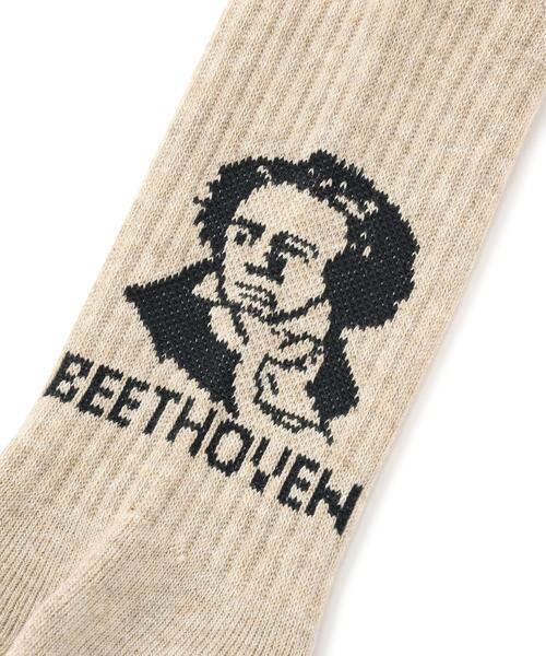 ROYAL FLASH（ロイヤルフラッシュ）の「ROSTER SOX/ロスターソックス/BEETHVEN SOX（ソックス/靴下・メンズ・ベージュ/ピンク/ブルー・2）」の8枚目の写真