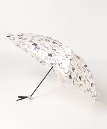 JILL STUART（ジルスチュアート）の「【 JILL STUART(ジル スチュアート)】ボタニカル箔文字プリント 雨傘(折りたたみ傘)（折りたたみ傘）」