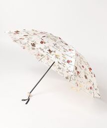 JILL STUART（ジルスチュアート）の「【 JILL STUART(ジル スチュアート)】ボタニカル箔文字プリント 雨傘(折りたたみ傘)（折りたたみ傘）」