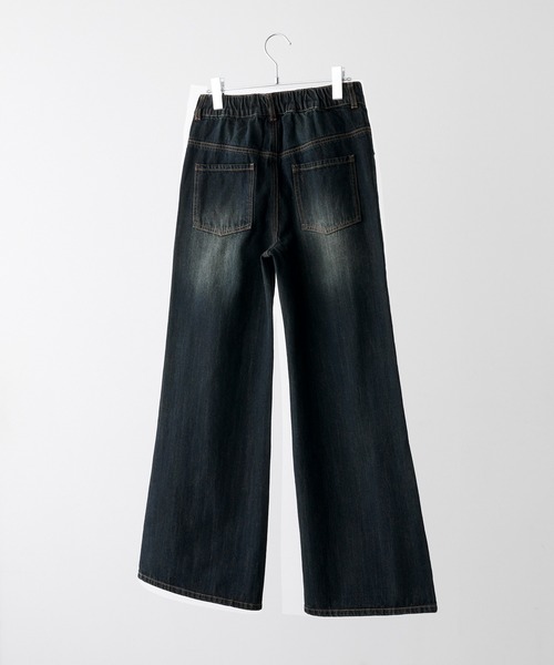 CLEL（クレイル）の「【CLEL】Vintage Design Damage Pantalon Denim Pants / ヴィンテージデザイン ダメージパンタロンデニムパンツ（デニムパンツ・メンズ・ブルー/インディゴブルー/ブラック・S/XS/L/M）」の5枚目の写真