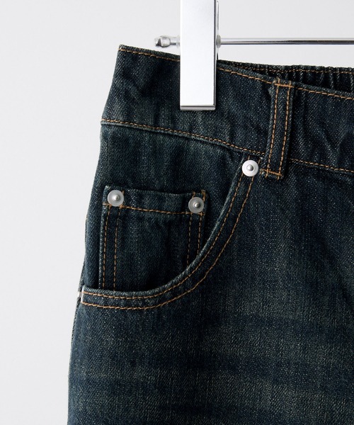 CLEL（クレイル）の「【CLEL】Vintage Design Damage Pantalon Denim Pants / ヴィンテージデザイン ダメージパンタロンデニムパンツ（デニムパンツ・メンズ・ブルー/インディゴブルー/ブラック・S/XS/L/M）」の10枚目の写真