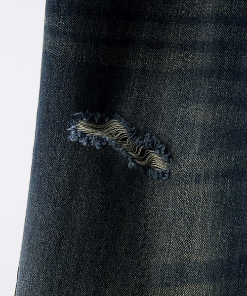 CLEL（クレイル）の「【CLEL】Vintage Design Damage Pantalon Denim Pants / ヴィンテージデザイン ダメージパンタロンデニムパンツ（デニムパンツ・メンズ・ブルー/インディゴブルー/ブラック・S/XS/L/M）」の14枚目の写真