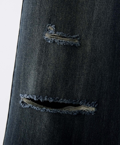 CLEL（クレイル）の「【CLEL】Vintage Design Damage Pantalon Denim Pants / ヴィンテージデザイン ダメージパンタロンデニムパンツ（デニムパンツ・メンズ・ブルー/インディゴブルー/ブラック・S/XS/L/M）」の15枚目の写真