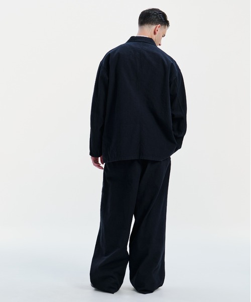 COOTIE PRODUCTIONS(クーティープロダクションズ)の「C/Li Canvas Single Breasted Jacket(テーラードジャケット・メンズ・ブラック・X-LARGE/LARGE/MEDIUM/SMALL)」の5枚目の写真