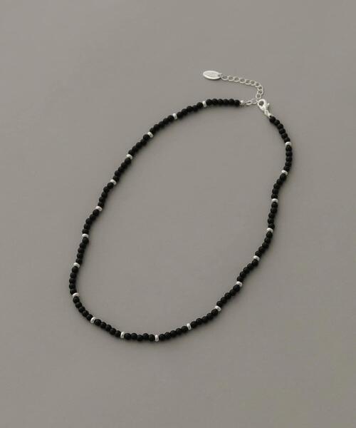 SMELLY（スメリー）の「ブラックビーズネックレス（ネックレス・メンズ・ブラック系その他・-）」の2枚目の写真