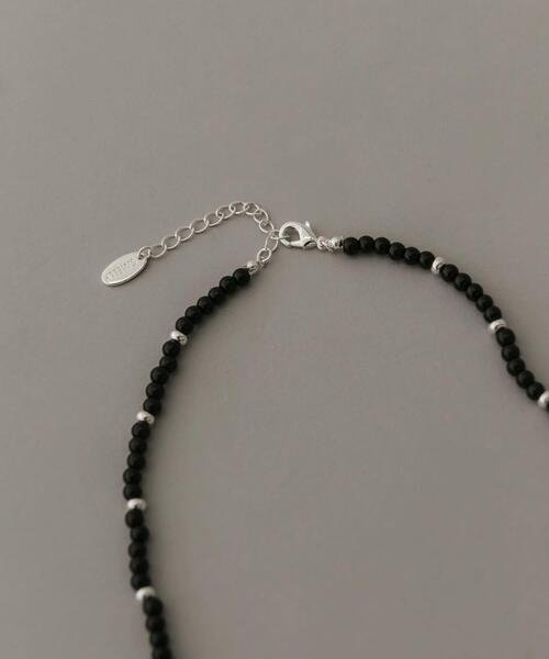 SMELLY（スメリー）の「ブラックビーズネックレス（ネックレス・メンズ・ブラック系その他・-）」の3枚目の写真