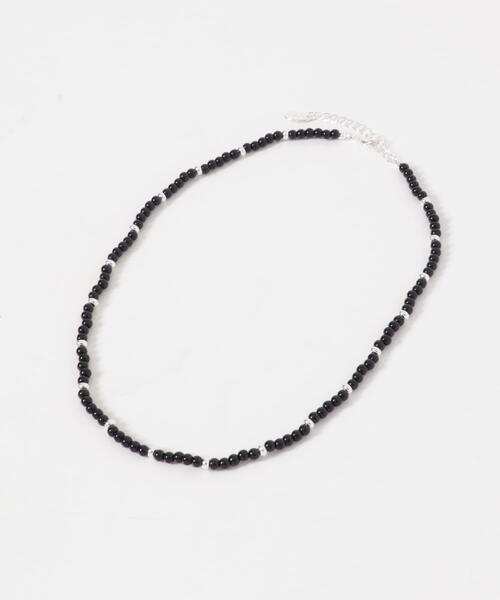 SMELLY（スメリー）の「ブラックビーズネックレス（ネックレス・メンズ・ブラック系その他・-）」の4枚目の写真