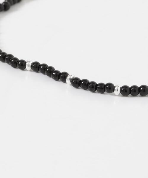 SMELLY（スメリー）の「ブラックビーズネックレス（ネックレス・メンズ・ブラック系その他・-）」の5枚目の写真